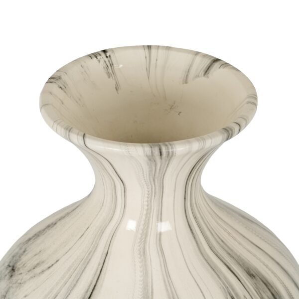 marble ellipse large vase