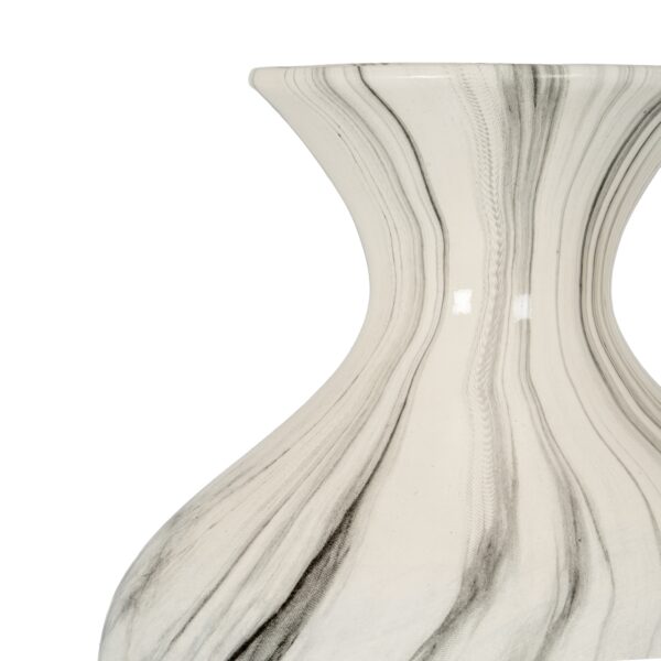 marble ellipse large vase