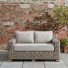 capri collection outdoor two seater sofa