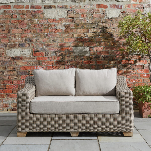 capri collection outdoor two seater sofa