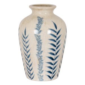 classic blue flora juniper vase