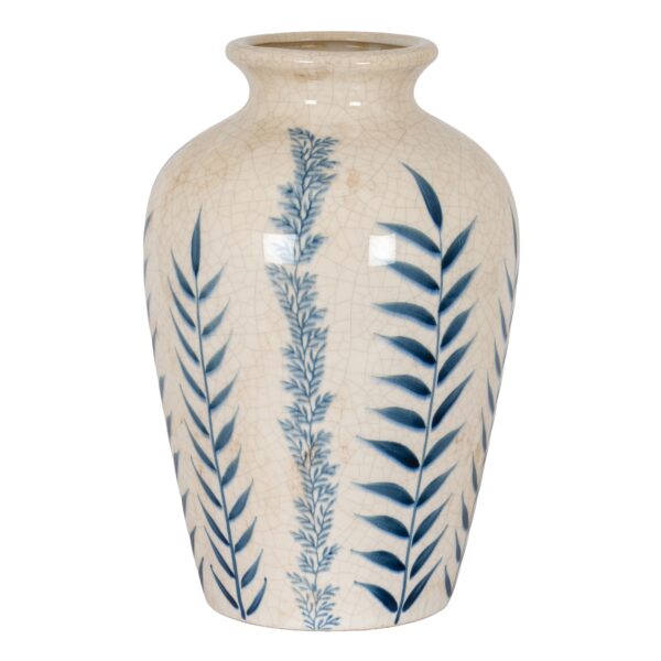 classic blue flora juniper vase