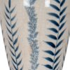 classic blue flora juniper vase