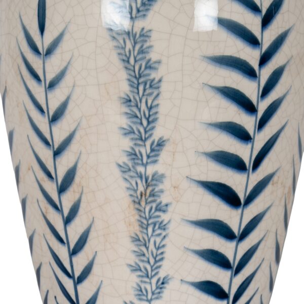 classic blue flora juniper vase