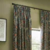 seaweed fully lined velvet pencil pleat curtains indigo seaweed fully lined velvet pencil pleat curtains indigo
