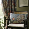 seaweed fully lined velvet pencil pleat curtains indigo seaweed fully lined velvet pencil pleat curtains indigo