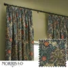 seaweed fully lined velvet pencil pleat curtains indigo