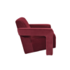 apex armchair in burgundy velvet 3