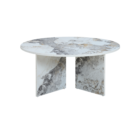 aura round coffee table