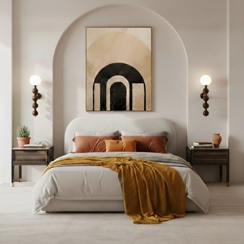 wave beds in natural weave